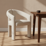 Design Esszimmerstuhl Ivor Bouclé Maro - Vollständig Stoff 