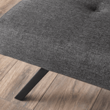 3-Sitzer Schlafsofa Zoly Anthrazit Stoff - 180 cm - Ohne Armlehnen - Gepolstert 