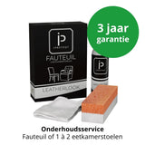 Onderhoud 3 jaar iProteqt Vlekkenverzekering - 1 Fauteuil of 2 Eetkamerstoelen Dimehouse LxBxH 10x10x10 Sfeerfoto schuin vooraanzicht