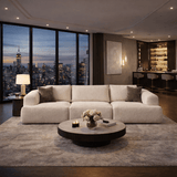 Banken - 3 - zitsbank Grande – Wit Bouclé – 290 cm – Como - Dimehouse