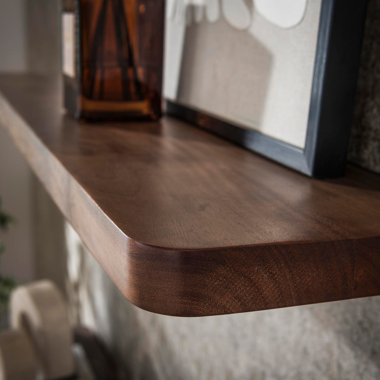 Wandplank Acacia Drift Brown 60 cm - Massief Hout