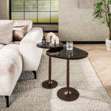 Beistelltisch Copper Glow M – Antikes Kupfer, 50x42x55 cm 