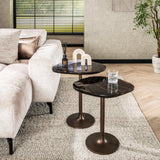 Beistelltisch Aris S – Antikes Kupfer 53x42x50 cm 