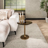 Beistelltisch Aurum S - Antik Gold Metall (53x42x50 cm) 