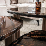 Couchtisch Aura M Antik Kupfer 62x45 cm 