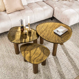 Couchtisch Luna Antik Gold 62x45x40 cm 