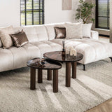 Couchtisch Vesta L antikes Kupfer 70x59 cm 