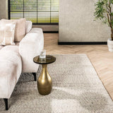 Beistelltisch Tropfen S - Antik Gold - 30x30x45 cm 