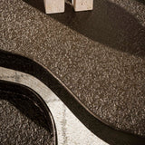 Kontur-Nierförmige Couchtisch-Set aus Bronze Liquid Metal 