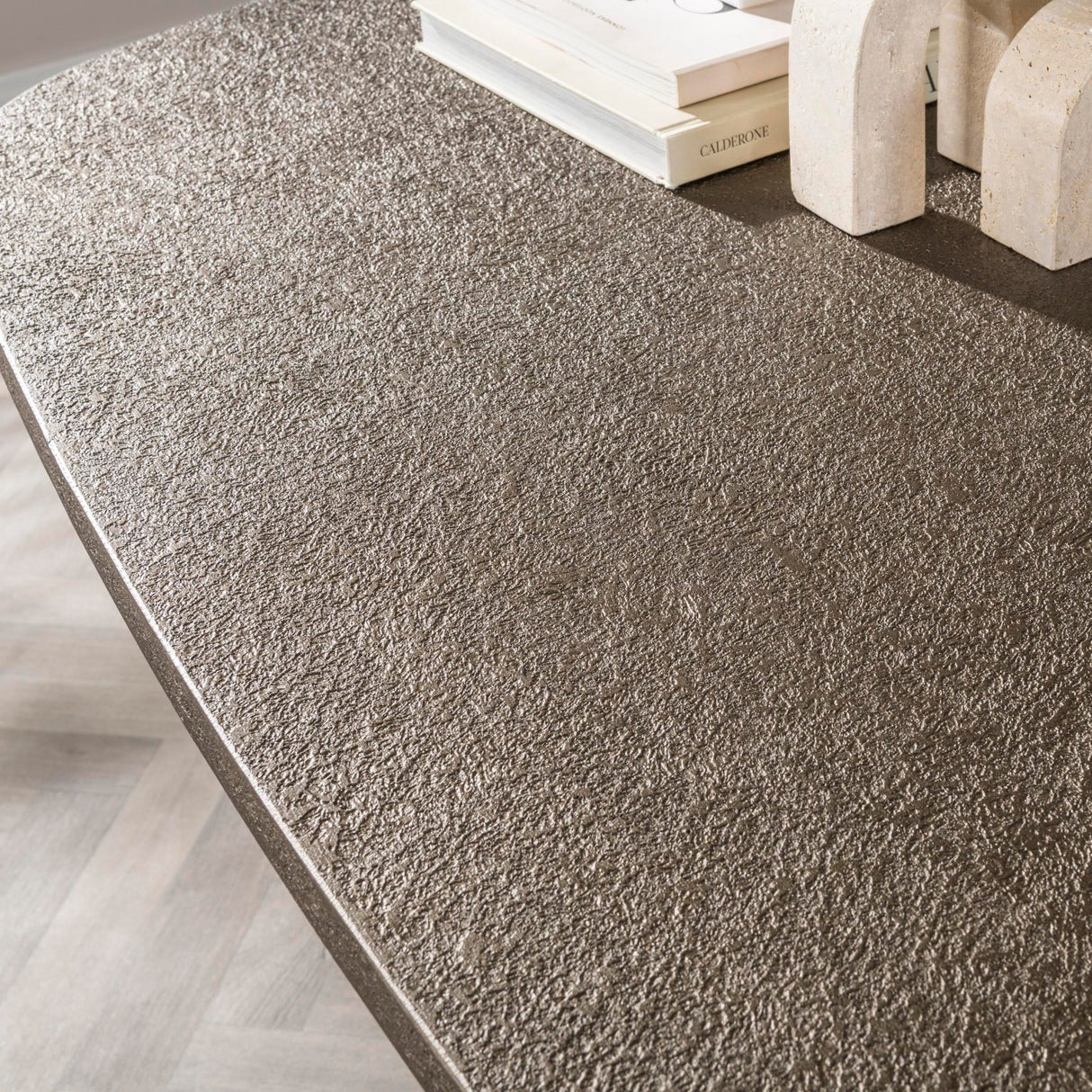 Eettafel Deens Ovaal Virello Brons Liquid Metal 180 cm