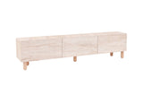 Alvin TV-Schrank Travertin-Optik 180 cm Melaminbeschichtete Möbelplatte