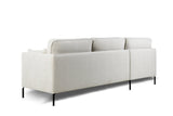 Peppin Ecksofa 3-Sitzer Samt Beige Links