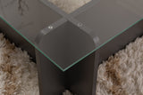 Salontafel Antraciet Glas Opal