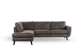 3-Sitzer Ecksofa Callum Stoff taupe links