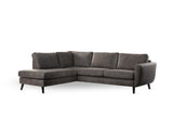 3-Sitzer Ecksofa Callum Stoff taupe links