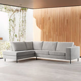 3-Sitzer Ecksofa Espen Stoff beige links