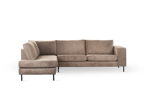 3-Sitzer Ecksofa Espen Stoff taupe links