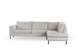 3-Sitzer Ecksofa Espen Stoff beige rechts