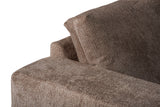 3-Sitzer Ecksofa Espen Stoff taupe rechts