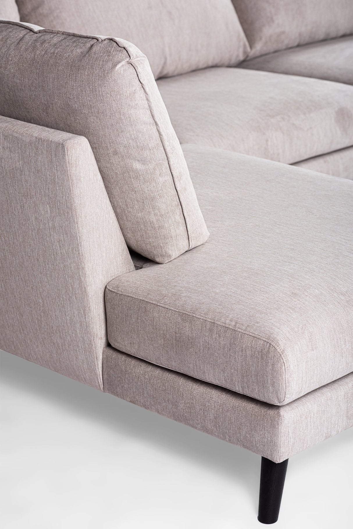 3-Sitzer-Ecksofa Saga beige