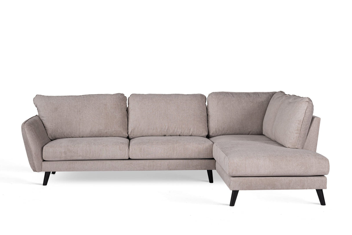 3-Sitzer-Ecksofa Saga beige