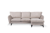 3-Sitzer-Ecksofa Leah beige