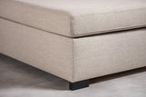 4-Sitzer-Ecksofa Vita Stoff beige