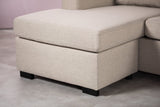 Ecksofa Caleb Stoff beige