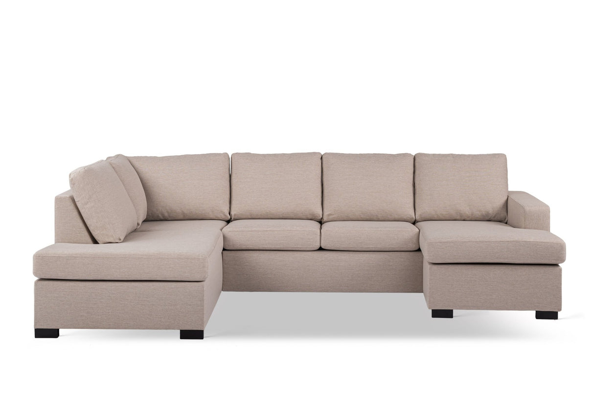 U-Sofa Jona Stoff beige