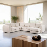 Ecksofa Lyo Stoff Beige