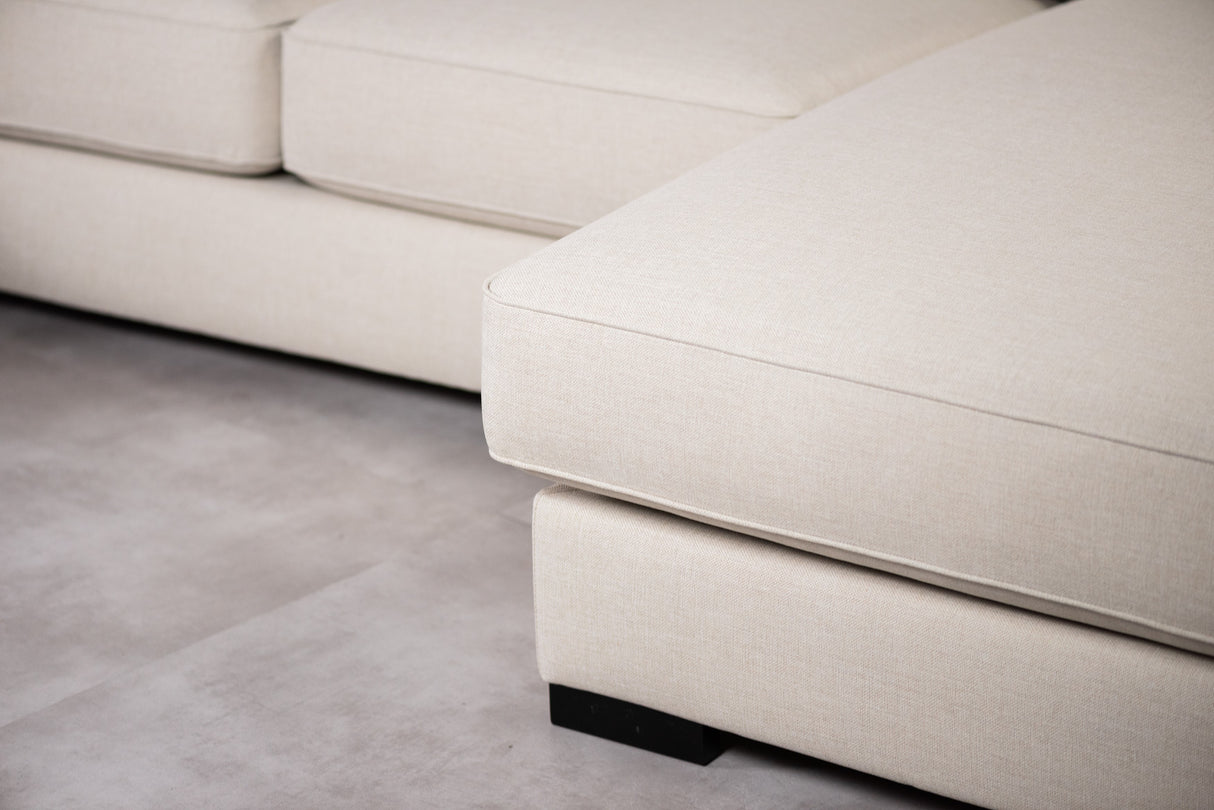 Ecksofa Lyo Stoff Beige