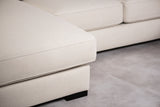 Ecksofa Lyo Stoff Beige