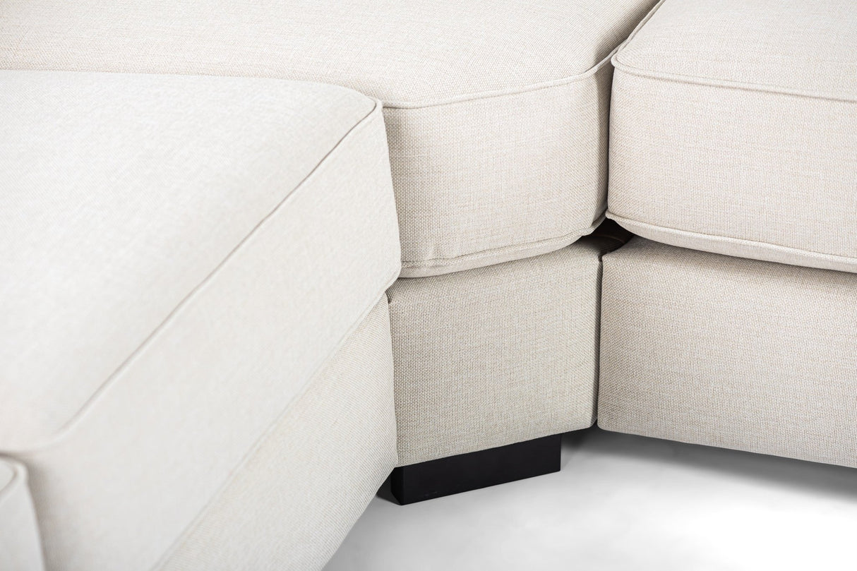 Ecksofa Lyo Stoff Beige