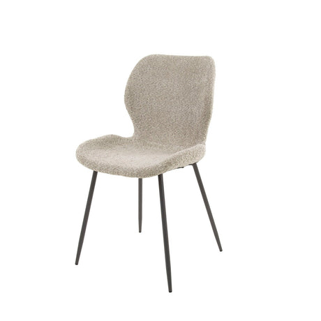 Set van 4 eetkamerstoelen Argo Bouclé zand