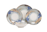 GBSATN24KY4101615 Weiß-Blau-Gold 100 % PORZELLAN