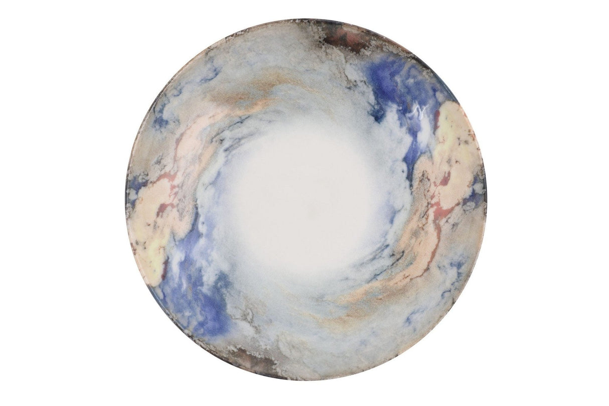 GBSATN24KY4101615 Weiß-Blau-Gold 100 % PORZELLAN