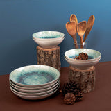 GBSATN18KY1E1657 Weiß Blau 100 % PORZELLAN