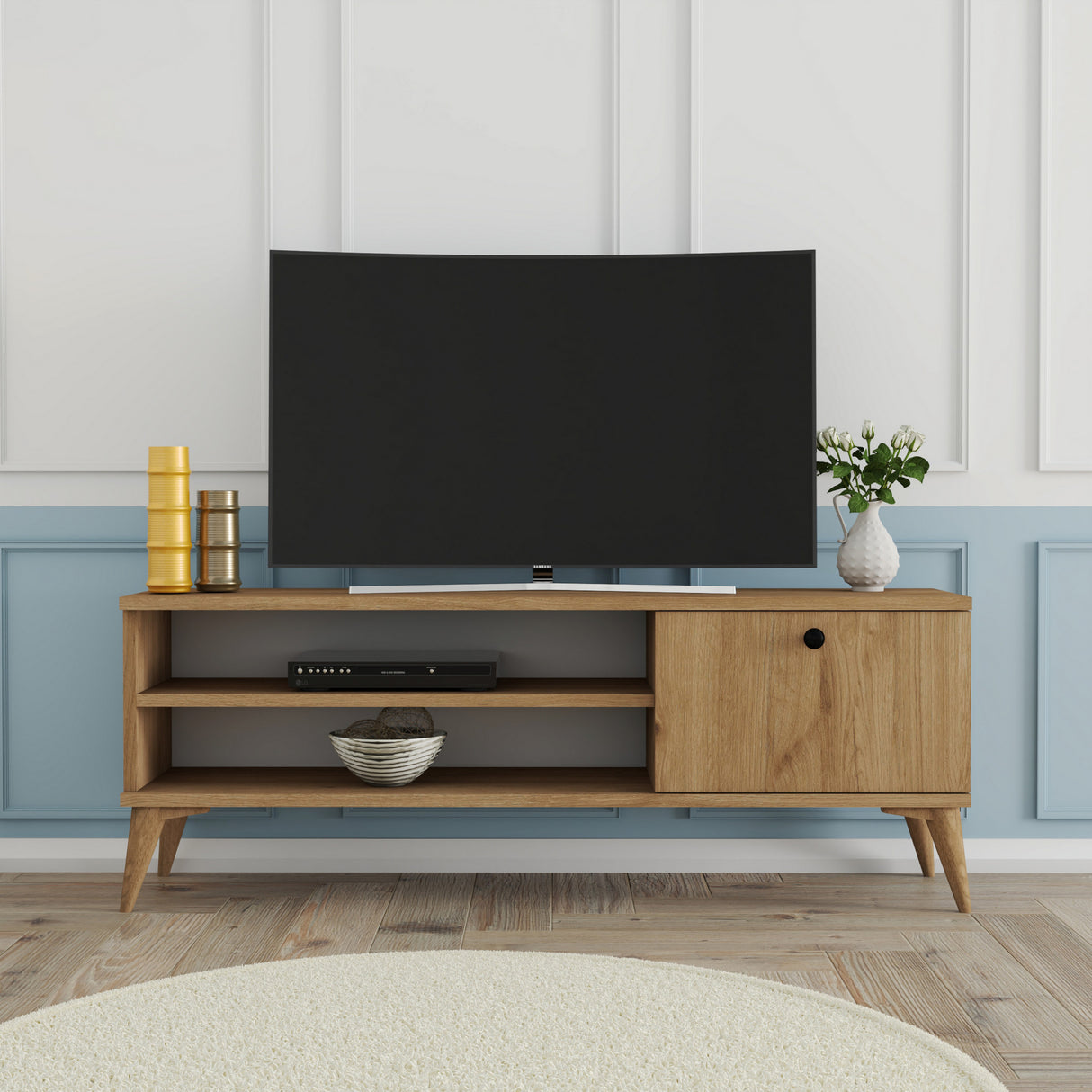 TV -Möbel Retro 1562 Oak Melamin 120x44.6x cm