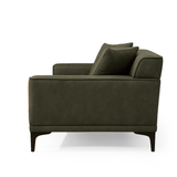 3-Sitzer Sofa Davidson Grün Mikrofaser Stoff 