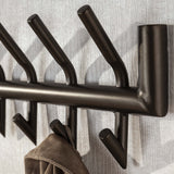 Kapstokken - Industriële Kapstok Kym 2x8 - haaks Metaal Brons - Dimehouse