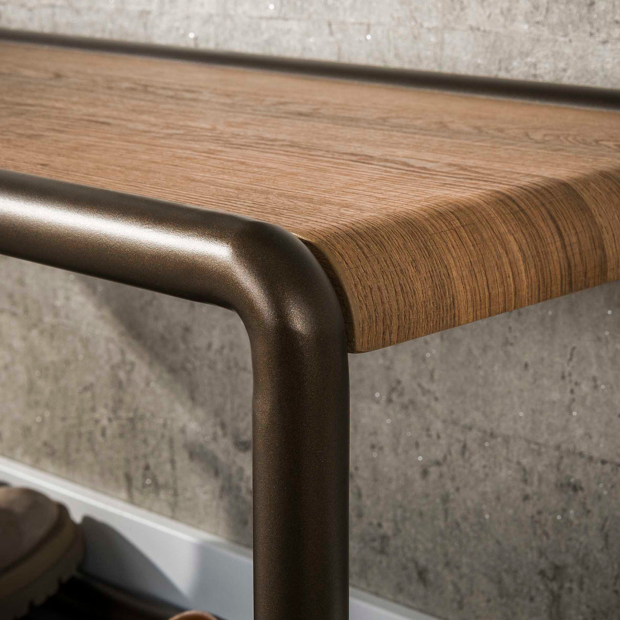 Senna Schuhbank Drift braun 80x35 cm 