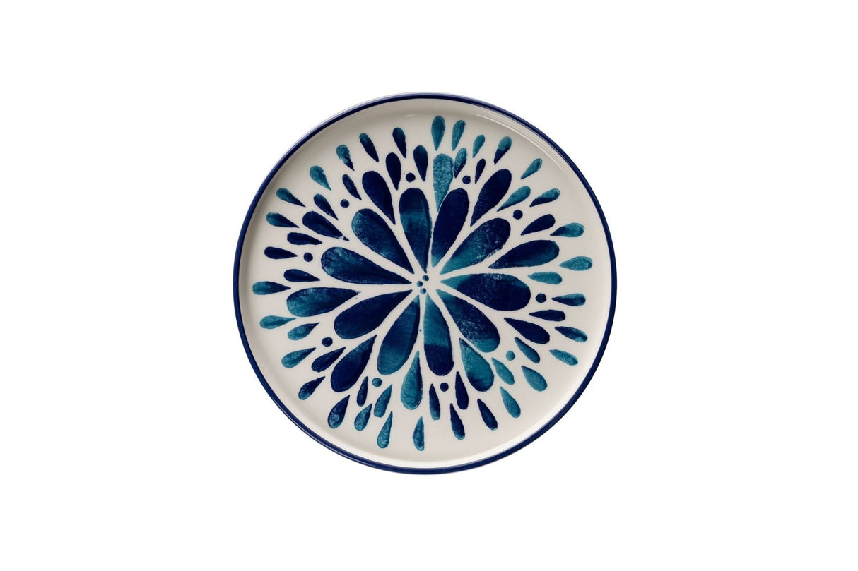 MCH09211 Blau Weiß 100 % KERAMIK 19 cm breit