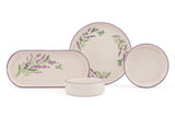 Lavanta 14 Weiß Lila Grün 100 % KERAMIK 19 cm breit