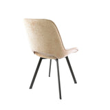 Satz von 4 Esszimmerstühlen Avero drehbar Jaroq Sand 