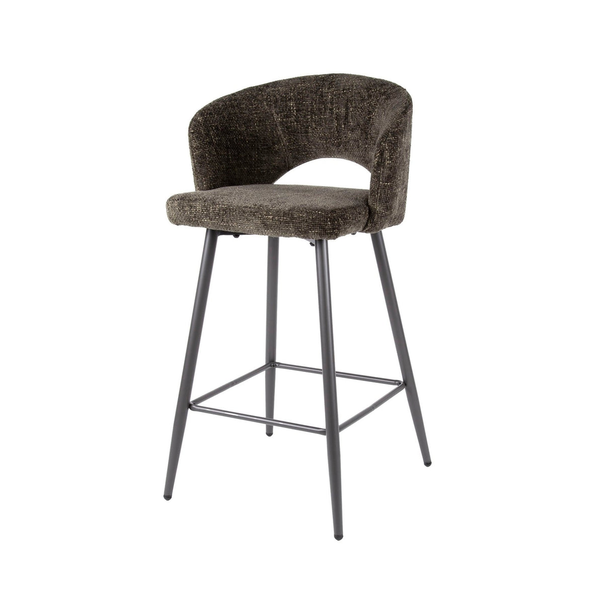 Moderne Barkruk Bruin Alba Tissee Cargo Stof