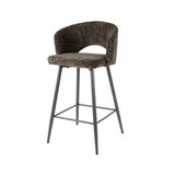 Moderne Barkruk Bruin Alba Tissee Cargo Stof