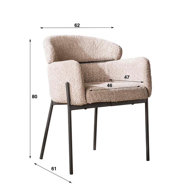 Esszimmerstühle Lola Bouclé