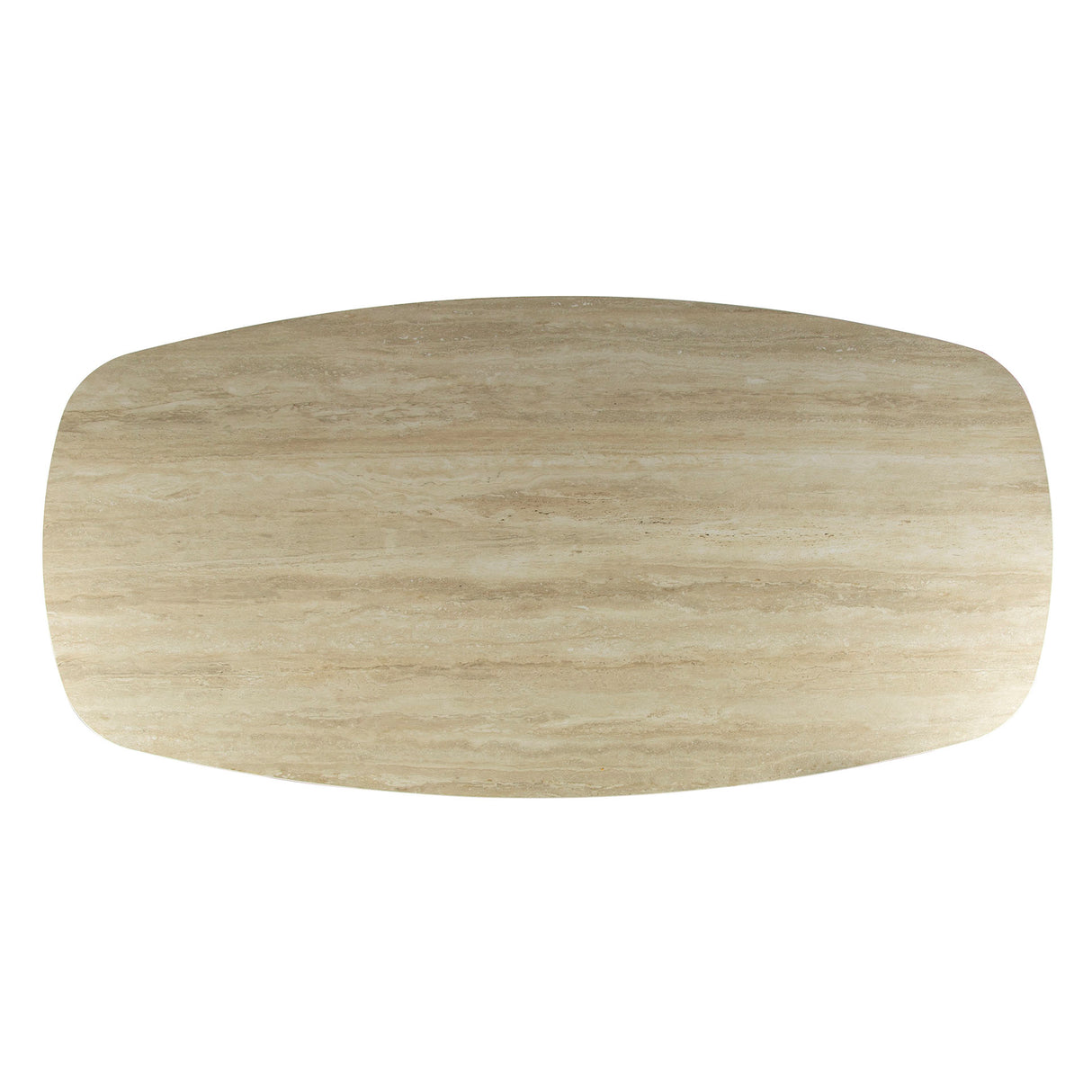 Aureo Ovaal Eettafel 180 cm Travertine Keramiek