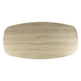 Aureo Ovaal Eettafel 180 cm Travertine Keramiek