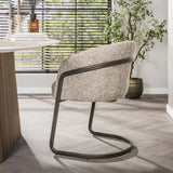 Satz von 2 Esszimmerstühlen Zandello Hoven Sand 